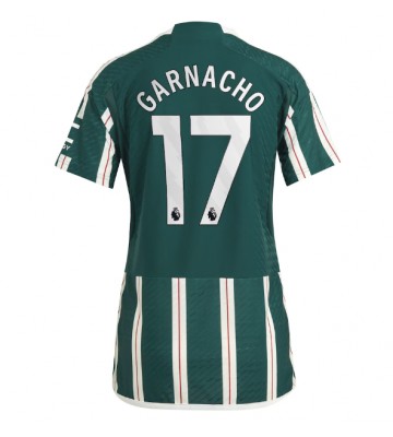Manchester United Alejandro Garnacho #17 Udebanetrøje Dame 2023-24 Kort ærmer